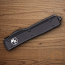 Microtech Auto Ultratech Gen III Folding Knife 3.5" Bohler M390MK Steel Blade Black Aluminum Handle