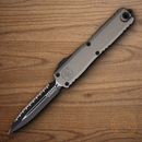 Microtech Auto Ultratech Gen III Folding Knife 3.5" Bohler M390MK Steel Blade Gray Aluminum Handle