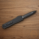 Microtech Auto Ultratech Gen III Folding Knife 3.5" Bohler M390MK Steel Blade Black Aluminum Handle