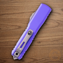 Microtech Auto Ultratech Gen IV Folding Knife 3.5" Bohler M390MK Steel Blade Purple Aluminum Handle