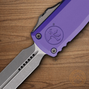 Microtech Auto Ultratech Gen IV Folding Knife 3.5" Bohler M390MK Steel Blade Purple Aluminum Handle