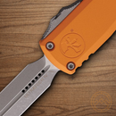 Microtech Auto Ultratech Gen IV Folding Knife 3.5" Bohler M390MK Steel Blade Tequila Sunrise Aluminum Handle
