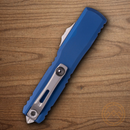Microtech Auto Ultratech Gen IV Folding Knife 3.5" Bohler M390MK Steel Blade Navy Aluminum Handle