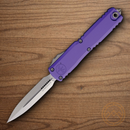 Microtech Auto Ultratech Gen IV Folding Knife 3.5" Bohler M390MK Steel Blade Purple Aluminum Handle