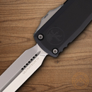 Microtech Auto Ultratech Gen IV Folding Knife 3.5" Bohler M390MK Steel Blade Black Aluminum Handle