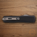 Microtech Auto Ultratech Gen IV Folding Knife 3.5" Bohler M390MK Steel Blade Black Aluminum Handle