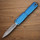 Microtech Auto Ultratech Gen IV Folding Knife 3.5" Bohler M390MK Steel Blade Blue Aluminum Handle