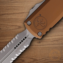 Microtech Auto Ultratech Gen IV Folding Knife 3.5" Bohler M390MK Steel Blade Brown Aluminum Handle