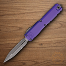 Microtech Auto Ultratech Gen IV Folding Knife 3.5" Bohler M390MK Steel Blade Purple Aluminum Handle