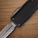 Microtech Auto Ultratech Gen IV Folding Knife 3.5" Bohler M390MK Steel Blade Black Aluminum Handle