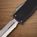 Microtech Auto Ultratech Gen IV Folding Knife 3.5" Bohler M390MK Steel Blade Black Aluminum Handle