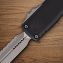 Microtech Auto Ultratech Gen IV Folding Knife 3.5" Bohler M390MK Steel Blade Black Aluminum Handle