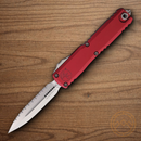 Microtech Auto Ultratech Gen IV Folding Knife 3.5" Bohler M390MK Steel Blade Merlot Aluminum Handle