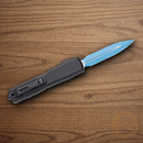 Microtech Auto Ultratech Gen IV Folding Knife 3.5" Bohler M390MK Steel Blade Black Aluminum Handle