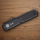 Microtech Auto Ultratech Gen IV Folding Knife 3.5" Bohler M390MK Steel Blade Black Aluminum Handle
