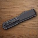 Microtech Auto Ultratech Gen IV Folding Knife 3.5" Bohler M390MK Steel Blade Black Aluminum Handle