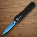 Microtech Auto Ultratech Gen IV Folding Knife 3.5" Bohler M390MK Steel Blade Black Aluminum Handle