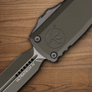 Microtech Auto Ultratech Gen IV Folding Knife 3.5" Bohler M390MK Steel Blade Moss Green Aluminum Handle