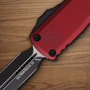 Microtech Auto Ultratech D/E Gen IV Folding Knife 3.5" Bohler M390MK Steel Blade Merlot Aluminum Handle