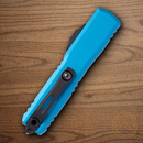 Microtech Auto Ultratech Gen IV Folding Knife 3.5" Bohler M390MK Steel Blade Blue Aluminum Handle
