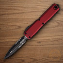 Microtech Auto Ultratech Gen IV Folding Knife 3.5" Bohler M390MK Steel Blade Merlot Aluminum Handle
