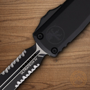 Microtech Auto Ultratech Gen IV Folding Knife 3.5" Bohler M390MK Steel Blade Black Aluminum Handle