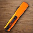Microtech Auto Ultratech Gen IV Folding Knife 3.5" Bohler M390MK Steel Blade Orange Aluminum Handle