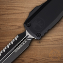 Microtech Auto Ultratech Gen IV Folding Knife 3.5" Bohler M390MK Steel Blade Black Aluminum Handle