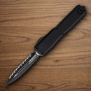 Microtech Auto Ultratech Gen IV Folding Knife 3.5" Bohler M390MK Steel Blade Black Aluminum Handle