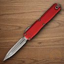 Microtech Auto Ultratech Gen IV Folding Knife 3.5" Bohler M390MK Steel Blade Red Aluminum Handle