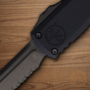 Microtech Auto Ultratech Gen III Folding Knife 3.5" Bohler M390MK Steel Blade Black Aluminum Handle