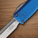 Microtech Auto Ultratech T/E Gen IV Folding Knife 3.5" Bohler M390MK Steel Blade Blue Aluminum Handle