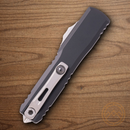 Microtech Auto Ultratech T/E Gen IV Folding Knife 3.5" Bohler M390MK Steel Blade Black Aluminum Handle