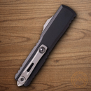 Microtech Auto Ultratech Gen IV Folding Knife 3.5" Bohler M390MK Steel Blade Black Aluminum Handle