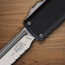 Microtech Auto Ultratech Gen IV Folding Knife 3.5" Bohler M390MK Steel Blade Black Aluminum Handle