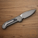 Microtech Auto LUDT Folding Knife 3.5" Bohler M390MK Steel Blade Gray Aluminum Handle