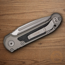Microtech Auto LUDT Folding Knife 3.5" Bohler M390MK Steel Blade Gray Aluminum Handle