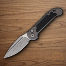 Microtech Auto LUDT Folding Knife 3.5" Bohler M390MK Steel Blade Gray Aluminum Handle