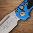 Microtech Auto LUDT Folding Knife 3.5" Bohler M390MK Steel Blade Blue/Black Aluminum Handle