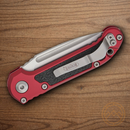 Microtech Auto LUDT Folding Knife 3.5" Bohler M390MK Steel Blade Merlot/Black Aluminum Handle