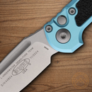 Microtech Auto LUDT GenIII Folding Knife 3.5" Bohler M390MK Steel Blade Turquoise/Black Aluminum Handle