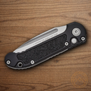 Microtech Auto LUDT Folding Knife 3.5" Bohler M390MK Steel Blade Black Aluminum Handle