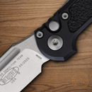 Microtech Auto LUDT Folding Knife 3.5" Bohler M390MK Steel Blade Black Aluminum Handle