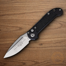 Microtech Auto LUDT Folding Knife 3.5" Bohler M390MK Steel Blade Black Aluminum Handle