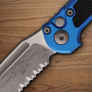 Microtech Auto LUDT GenIII Folding Knife 3.5" Bohler M390MK Steel Blade Blue/Black Aluminum Handle