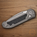 Microtech Auto LUDT GenIII Folding Knife 3.5" Bohler M390MK Steel Blade Gray/Black Aluminum Handle