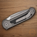 Microtech Auto LUDT GenIII Folding Knife 3.5" Bohler M390MK Steel Blade Gray/Black Aluminum Handle