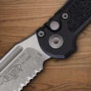 Microtech Auto LUDT GenIII Folding Knife 3.5" Bohler M390MK Steel Blade Black Aluminum Handle