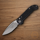 Microtech Auto LUDT GenIII Folding Knife 3.5" Bohler M390MK Steel Blade Black Aluminum Handle