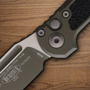Microtech Auto LUDT GenIII Folding Knife 3.5" Bohler M390MK Steel Blade Black Aluminum Handle